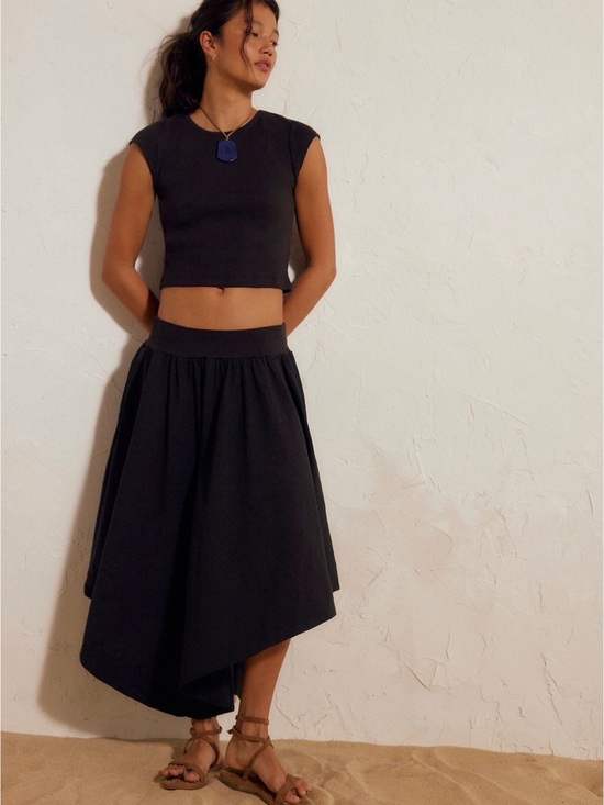 Free People Dresses & Skirts - Free People Annette Tee Skirt Set Black Medium
